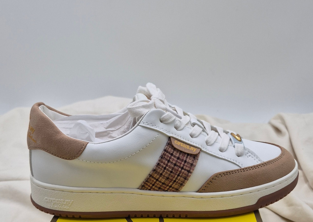 NEW Circus NY by Sam Edelman Vance sneakers low-profile silhouette taupe size 10